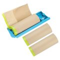Pre-taped Masking Paper With Dispenser 11 8 X 39ft Brown High-tack Tape Painters Film For Painting Automotive Floor Protection 