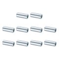 10 Pcs Galvanized Steel Spacer 5 16 Bore X 1 2 Od 1-1 4 Length Unthreaded Standoff Bushing Plain Finish Round Metal Fits M12 