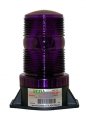 B1ldf Violet Majenta 12v 24v Dc 3w Led 3d Directional Rapid Flashing Beacon Forklift Emergency Warning Light Strobe Effect