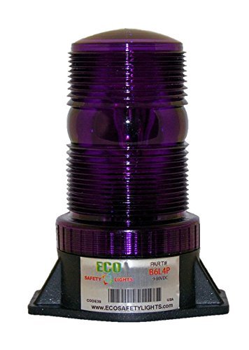 B1ldf Violet Majenta 12v 24v Dc 3w Led 3d Directional Rapid Flashing Beacon Forklift Emergency Warning Light Strobe Effect