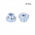 Uxcell Knurled Thumb Nuts 10pcs M4x0 7mm Iron Round Knobs Fastener For 3d Printer Parts