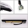 Auto Dynasty Dual Row Led Chrome 3rd Third Tail Brake Lights Lamp Compatible With Chevy Silverado Gmc Sierra 1500 2500hd 3500hd