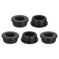 5pcs Rubber Grommets 33mm Drill Hole 24mm Id Top Hat Grommet Black Silicone Plug Gasket For Wiring Automotive 