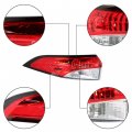 Waltyotur Clear Len Rear Outer Tail Lights Brake Lamp Left Driver Side Light Red Replacement For 2020-2021 Toyota Corolla