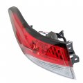 Waltyotur Clear Len Rear Outer Tail Lights Brake Lamp Left Driver Side Light Red Replacement For 2020-2021 Toyota Corolla