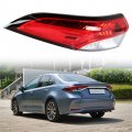 Clear Len Rear Outer Tail Lights Brake Lamp Left Driver Side Light Red Replacement For 2020-2021 Toyota Corolla 81560-02c10