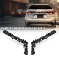 Rear Bumper Retainer Bracket Set For Toyota Corolla 2020-2022 5257602180 5257502180 To1142132 To1143132 Black