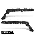 Rear Bumper Retainer Bracket Set For Toyota Corolla 2020-2022 5257602180 5257502180 To1142132 To1143132 Black