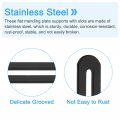 Uxcell 10pcs Adjustable Flat Mending Plate Support With Slot 14 17 X 0 94 Inch Stainless Steel Slotted Straight Brace Brackets