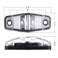 10 Pack Side Marker Trailer Lights Clear Lens Amber Light Waterproof Clearance For Truck Rv Atv And Heavy Duty Vehicle Surface