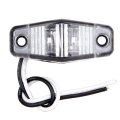 10 Pack Side Marker Trailer Lights Clear Lens Amber Light Waterproof Clearance For Truck Rv Atv And Heavy Duty Vehicle Surface