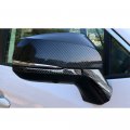 Xiter 6pcs Abs Carbon Fiber Style Rearview Mirror Cover Door Side Moulding Trim Generation For Toyota Rav4 2019 2020 2021 2022