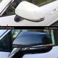 Xiter 6pcs Abs Carbon Fiber Style Rearview Mirror Cover Door Side Moulding Trim Generation For Toyota Rav4 2019 2020 2021 2022