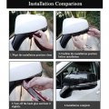 Xiter 6pcs Abs Carbon Fiber Style Rearview Mirror Cover Door Side Moulding Trim Generation For Toyota Rav4 2019 2020 2021 2022