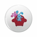 1080 Graphics Blues Clues Animation Key Chain Double Sided Stainless Steel Keychain 