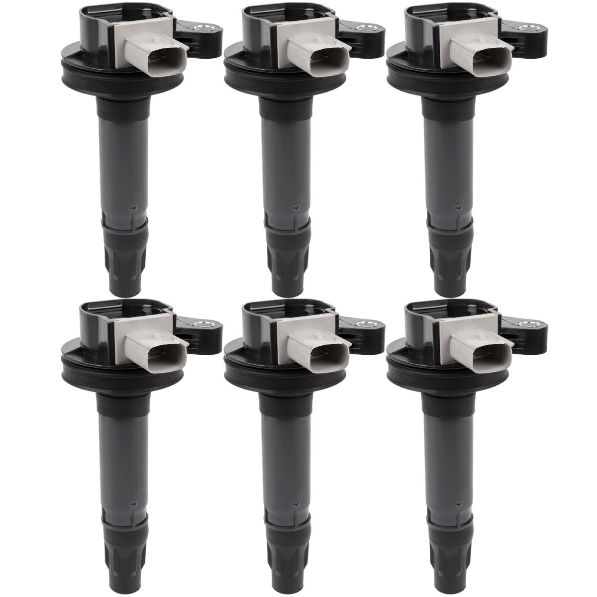Set Of 6 Coil Packs For 2010-2012d Taurus 3 5l V6 2010-20 Lincoln Mks 3 Replacement For Uf612 Dg524 2-pins Ignition Ciolsi