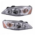 Am Headlights Headlamps W Amber Signal Left Right Pair Set For 05-10 Pontiac G6 