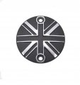 Motone Customs Union Jack Acg Cover A Black W Polished 