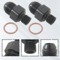Aluminum Pipe Fitting Adapter 8an Male Flare To 1 4 Npsm Transmission For Th350 Th400 4l60e 700r4 200-4r Tr6060 4r100 4r70w C5