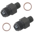 Aluminum Pipe Fitting Adapter 8an Male Flare To 1 4 Npsm Transmission For Th350 Th400 4l60e 700r4 200-4r Tr6060 4r100 4r70w C5