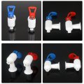 Besportble 4pcs Water Dispenser Faucet Home Cooler Beverage Lever Pour Spigot Replacemet Spout Manual Inner Wire Plastic