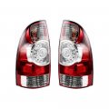 Epic Lighting Oe Style Replacement Rear Brake Tail Lights W Led Center Lens Assemblies For Toyota 05-15 Tacoma To2800177 