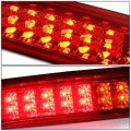 2pcs 3d Led C-style Light Bar Rear Tails Brake Lamps And Dual-row Third Light Compatible With Dodge Ram 1500 2500 3500 09-17