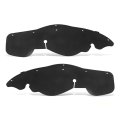 Engine Well Frame Fender Splash Shields With Clips For Ford Ranger 1998 1999 2000 2001 2002 2003 2004 2005 2006 Black 