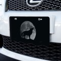 Graphics More Wolf Howling Moon Silhouette Novelty Metal Vanity Tag License Plate 