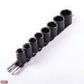 9 Pcs 3 8 Drive Shallow Air Impact Socket Set -mm 