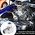 90 Degree Car Heater Hose Connector Aluminum Intake Manifold 1 2 Inch Npt To 7 10