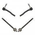Front Steering Inner Outer Tie Rod Rack End Kit 4pc Set For Fusion Edge 