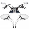 Kemimoto Side Mirrors For Road King Sportster Street Glide Electra Dyna Softail 1982-2019 2020 2021 2022 2023 Chrome