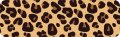 Stickertalk Cheetah Print Sticker 10 Inches By 3 