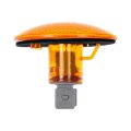Rear Fender Marker Light For Ford F-550 F-450 Super Duty 2005 2010 Orange Lens And Housing Incandescent Wedge Bulb Plastic 1 