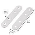 Uxcell Stainless Steel Home Furniture Fixing Shelf Shelves Corner Brace Joint Angle Bracket 80 X 17 2mm15 Pcs