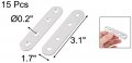 Uxcell Stainless Steel Home Furniture Fixing Shelf Shelves Corner Brace Joint Angle Bracket 80 X 17 2mm15 Pcs