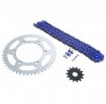 Fits Yamaha 99-14 Yz250 99-01 Wr400f Blue O Ring Chain Sprocket Silver 14 50 114l