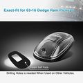 Partsam Cab Roof Lights Led Clearance Marker 5pcs Clear Lens W Build-in White 9 Assembly For 2003-2017 Dodge Ram 1500 2500 3500