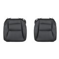 Front Both Sides Bottom Replacement Seat Covers Black Perforated Microfiber Leather For Honda Accord Sedan 2013 2014 2015 2016 