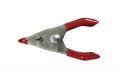 2 In Mini Clips Metal Spring Clamps 10 Piece Set Red Metallic Protective Vinyl Tips Extra Strong Action For Tarps And Hardware