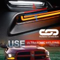 Nslumo Led Vent Hood Scoop Light Bar Kit Compatible W 2010-2022 Ram 1500 Sport Switchbackhite Drl Driving Lamp W Amber