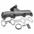 A-premium Left And Right Exhaust Manifold With Gasket Kit Compatible Ford F-100 F-150 F-250 F-350 1975-1976 M-400 1973 M-450