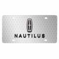 Ipick Image For Lincoln Nautilus 3d Logo On Front Grill Pattern 12 X6 Brushed Aluminum License Plate