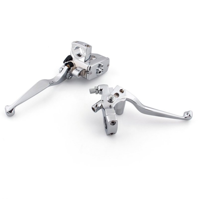 Mad Hornets 1 Skull Reservoir Brake Clutch Levers For Kawasaki Vulcan 800 1500 1600 2000 C