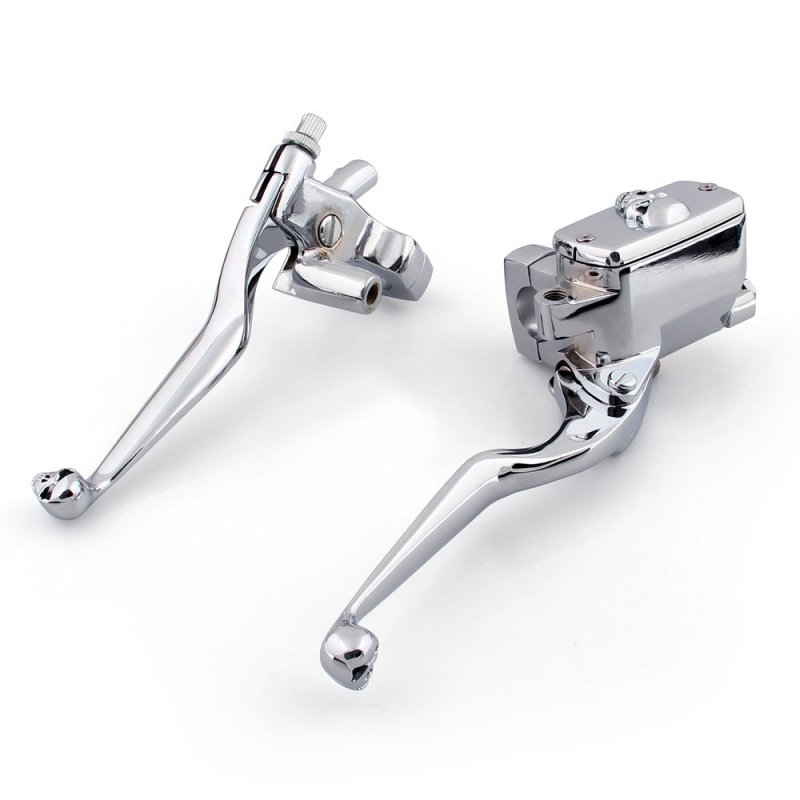 Mad Hornets 1 Skull Reservoir Brake Clutch Levers For Kawasaki Vulcan 800 1500 1600 2000 C