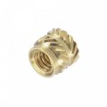 Uxcell Knurled Insert Nuts M2 X 3mm L 3 5mm Od Female Thread Brass Assortment Kit 60 Pcs