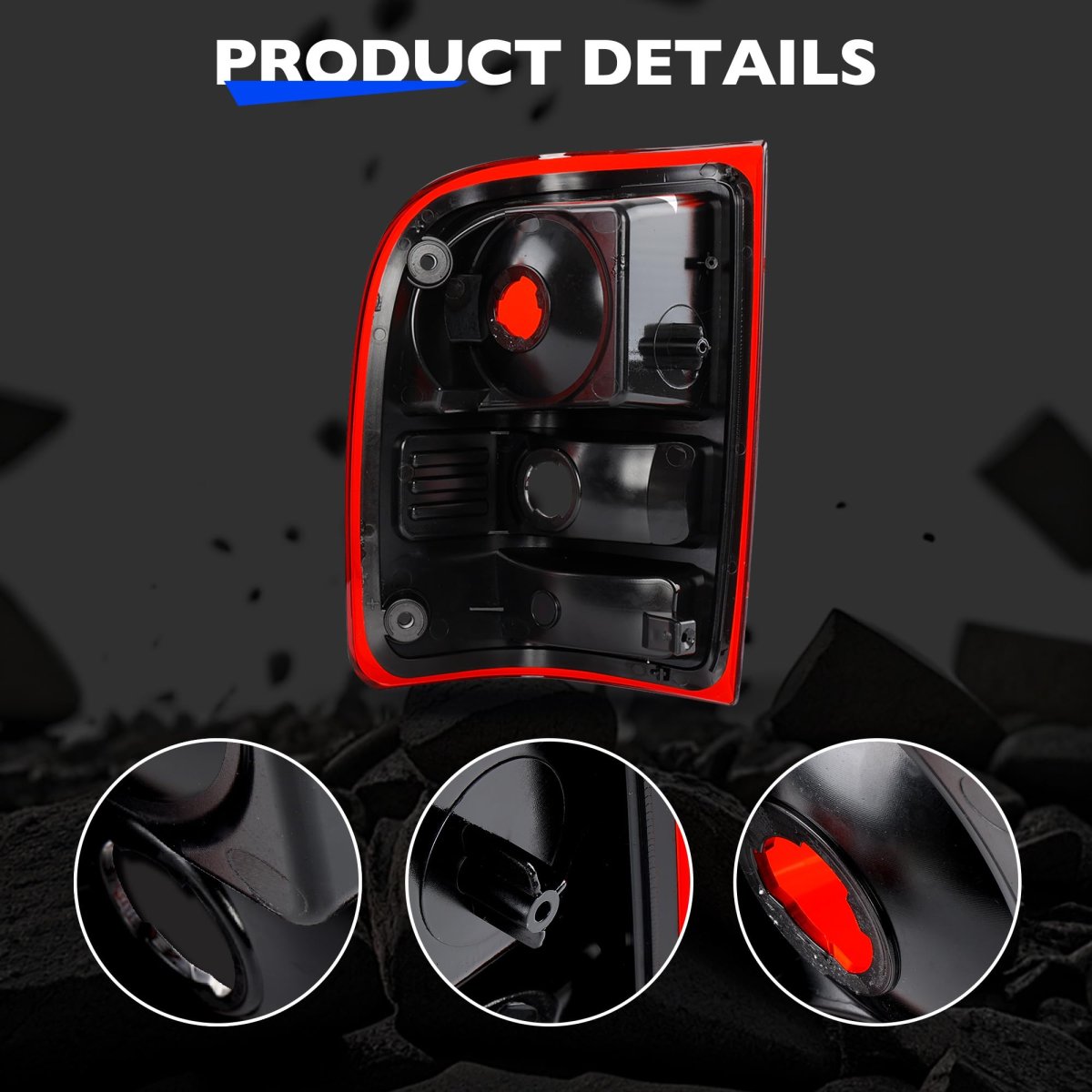 Tail Light For Ford Ranger 2006 2007 2008 2009 2010 2011 Passenger Right Replaces 6l5z 13404 A And Fo2819111 Waterproof Rear