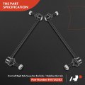 A-premium 6pcs Front Suspension Kit Inner Outer Tie Rod End Sway Bar Links Compatible With Dodge Journey 2009-2018