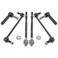 A-premium 6pcs Front Suspension Kit Inner Outer Tie Rod End Sway Bar Links Compatible With Dodge Journey 2009-2018 